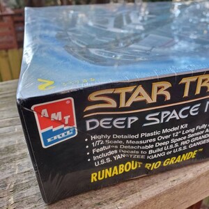 Vintage AMT ERTL Star Trek Deep Space Nine Runabout Rio Grande Sealed ...