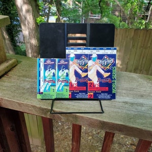 Vintage 1999 World Series Atlanta Braves VS American League Champions Ticket Lot