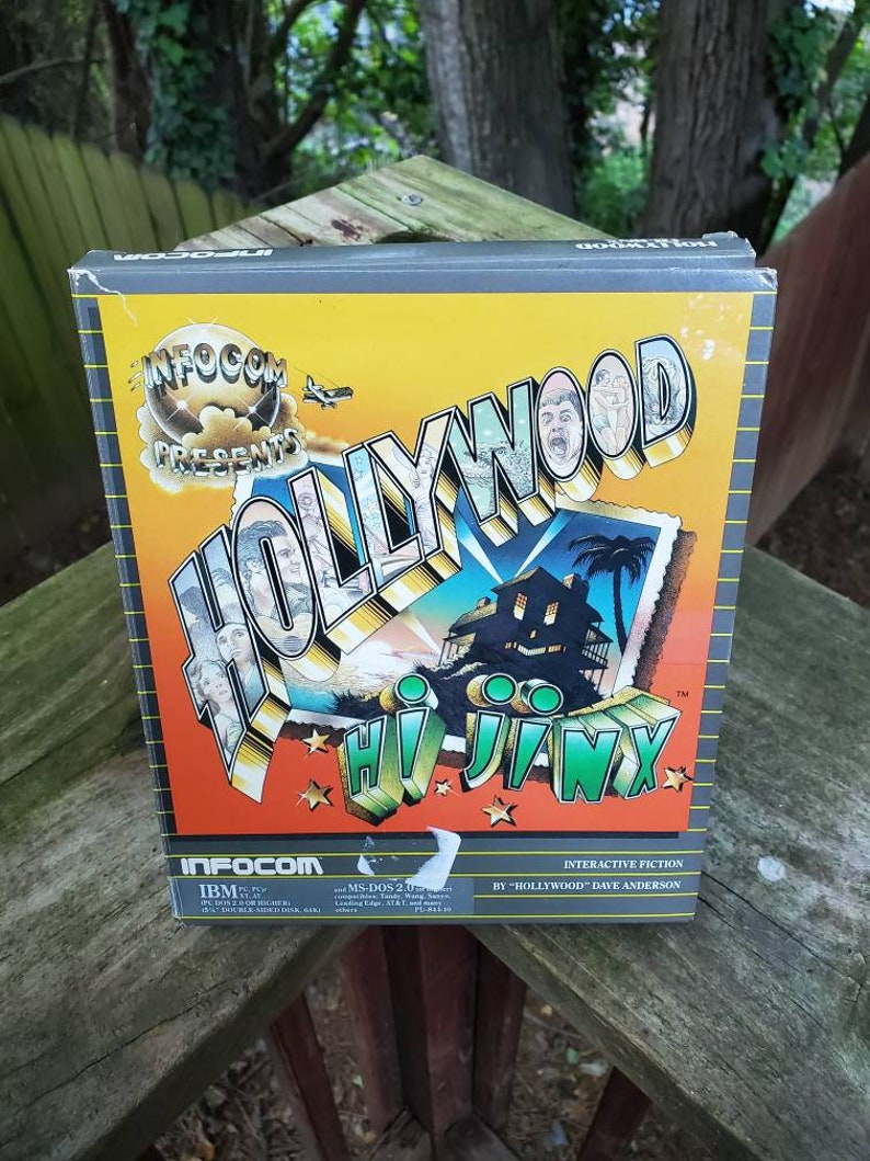 Vintage IBM Infocom Hollywood Hi-jinx PC Game DOS Disk Game - Etsy