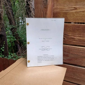 Vintage unreleased Donald Sanford Screenplay Red Cloud Script