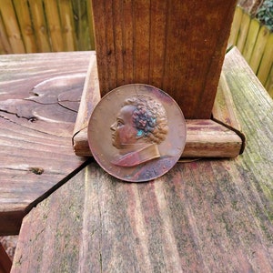 Vintage Composer Franz Schubert Medal Coin