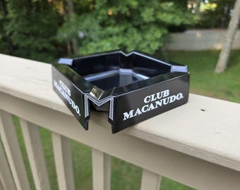 Cenicero grande cuadrado para puros Vintage Club Macanudo