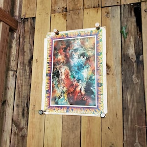 1967 Graphic Impressions Psychedelic Hallucination Lithographie Poster Vincenzo