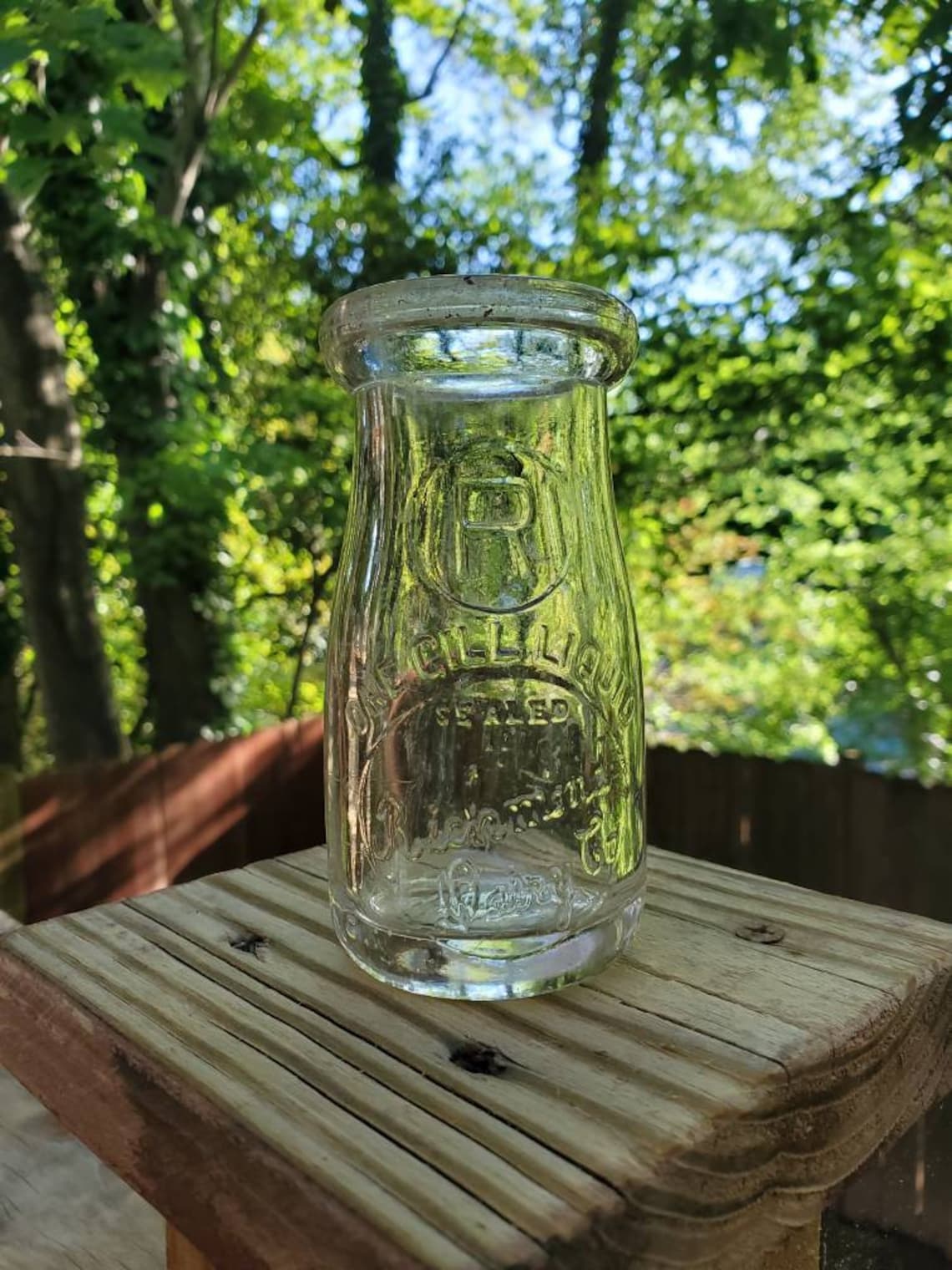 Vintage Richmond Dairy Milk Bottle Etsy