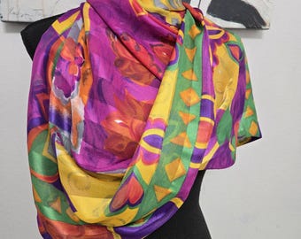Vintage Berkshire Square Scarf