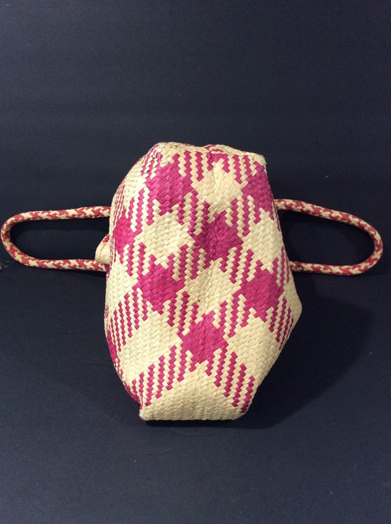 Vintage Straw Bag/Woven Straw Bag/Swee Lo of New … - image 6