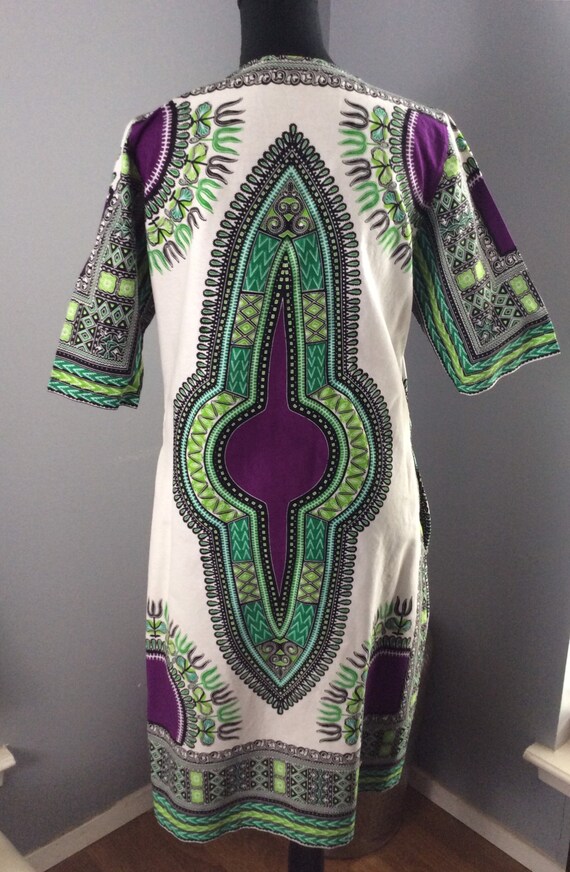 African Print Tunic/ African Long Top/ M-L Africa… - image 6