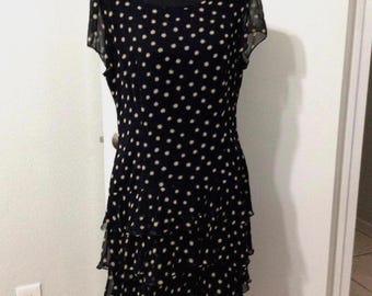 Vintage Silk Tiered Dress/Shomi