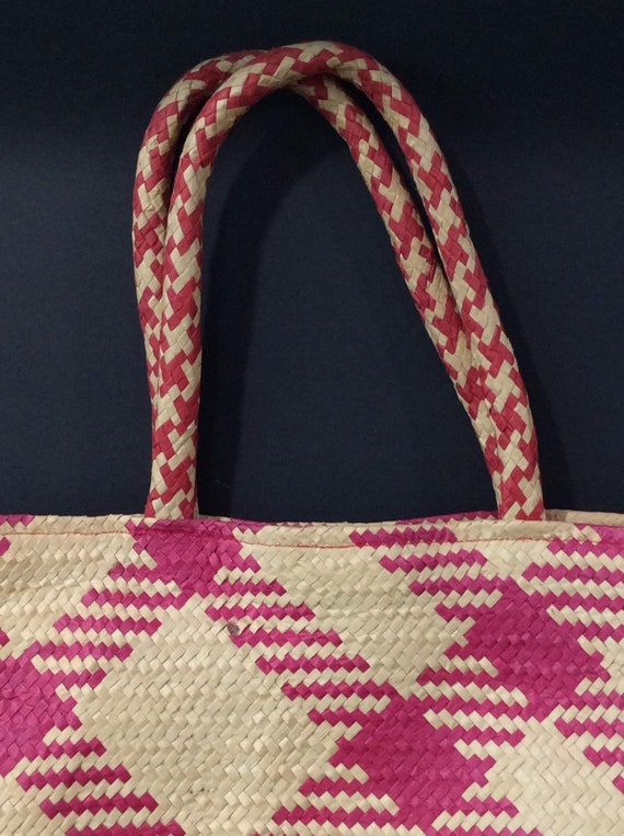 Vintage Straw Bag/Woven Straw Bag/Swee Lo of New … - image 3