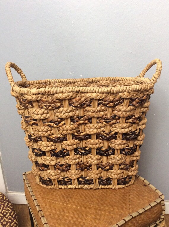 Straw  Basket/ Straw Market Bag/ Straw Tote - image 4