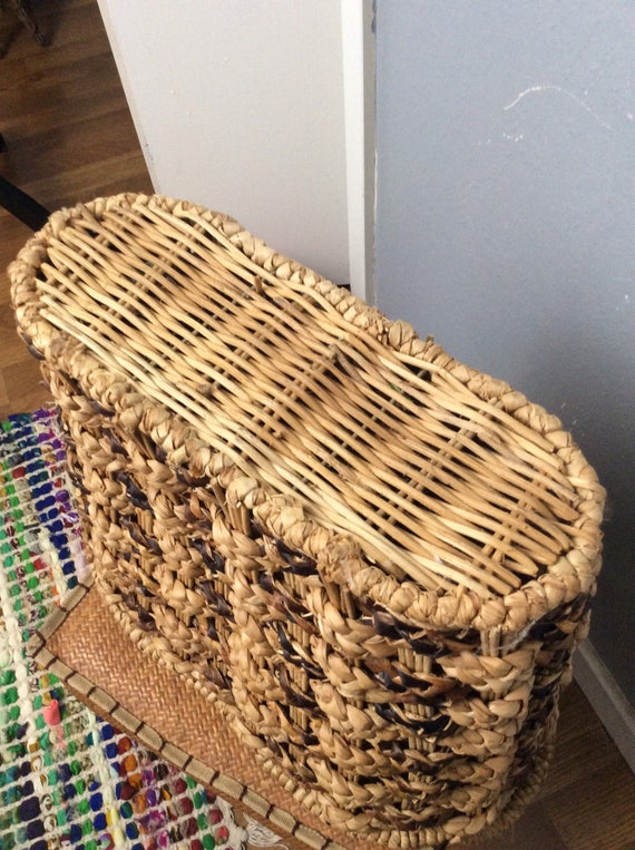 Straw  Basket/ Straw Market Bag/ Straw Tote - image 6