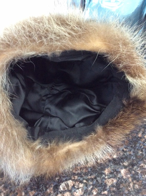 Vtg Fur Hat/ Winter Hat - image 3