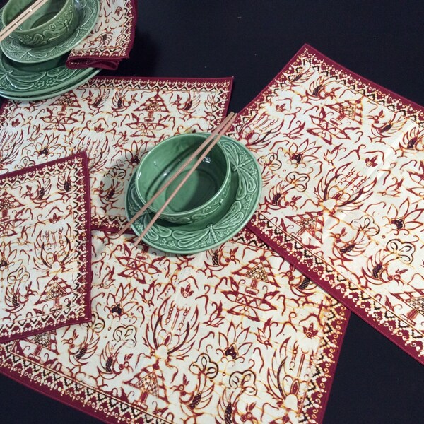 Batik Placemat Etsy
