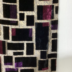 Vtg Silk Cut Velvet Scarf image 5