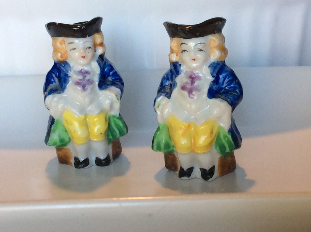 Vintage Miniature Toby Jugs/ Vintage Miniature Toby Pitchers/ Etsy