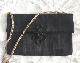 Vintage Black Evening Bag