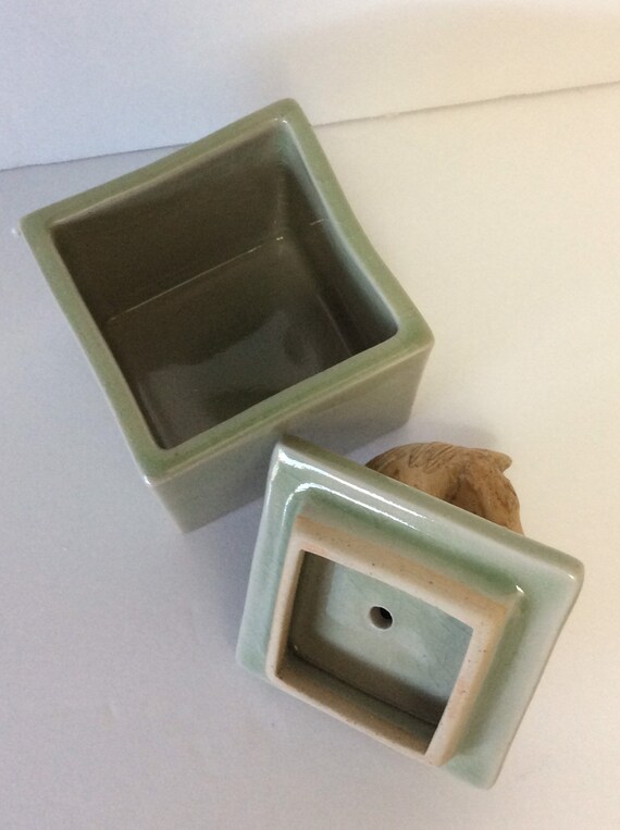 Trinket Box from Thailand/Horse Porcelain Trinket… - image 6