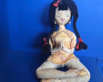 Vintage Yoga Doll