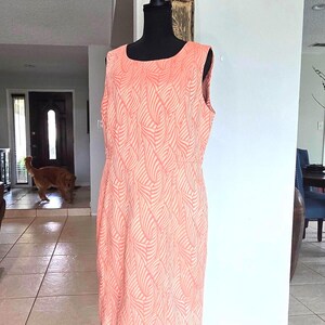 Vtg Calvin Klein Sheath Dress