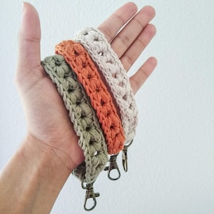 Makramee Schlüsselanhänger Armband | Boho Armband aus Baumwolle