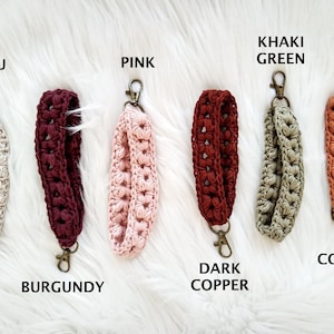 Keychain Wristlet | Macrame Keychain | Boho Keychain | Bridesmaids Gifts | Boho Wristlet | Wrist Lanyard | Boho Bag Accessories