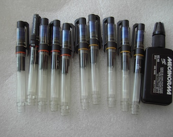 10 Rapidograph Pens Mecanorma Graphoplex MG1 Technical Pens