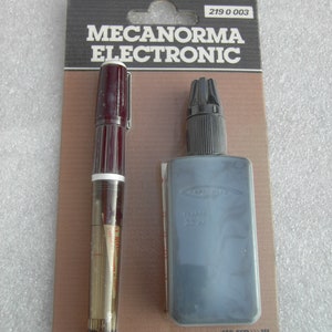 Blister Mecanorma Electronic 2190003 Penna e Inchiostro Vintage Da Collezione