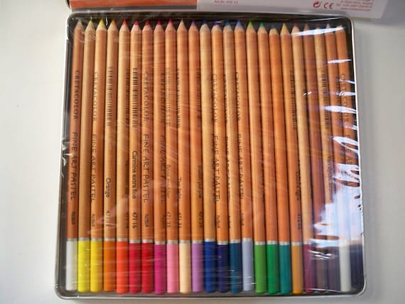 Brevillier's Cretacolor 24 Pastel Pencils Fine Art Pastel Pencils