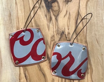 Coors Light earrings