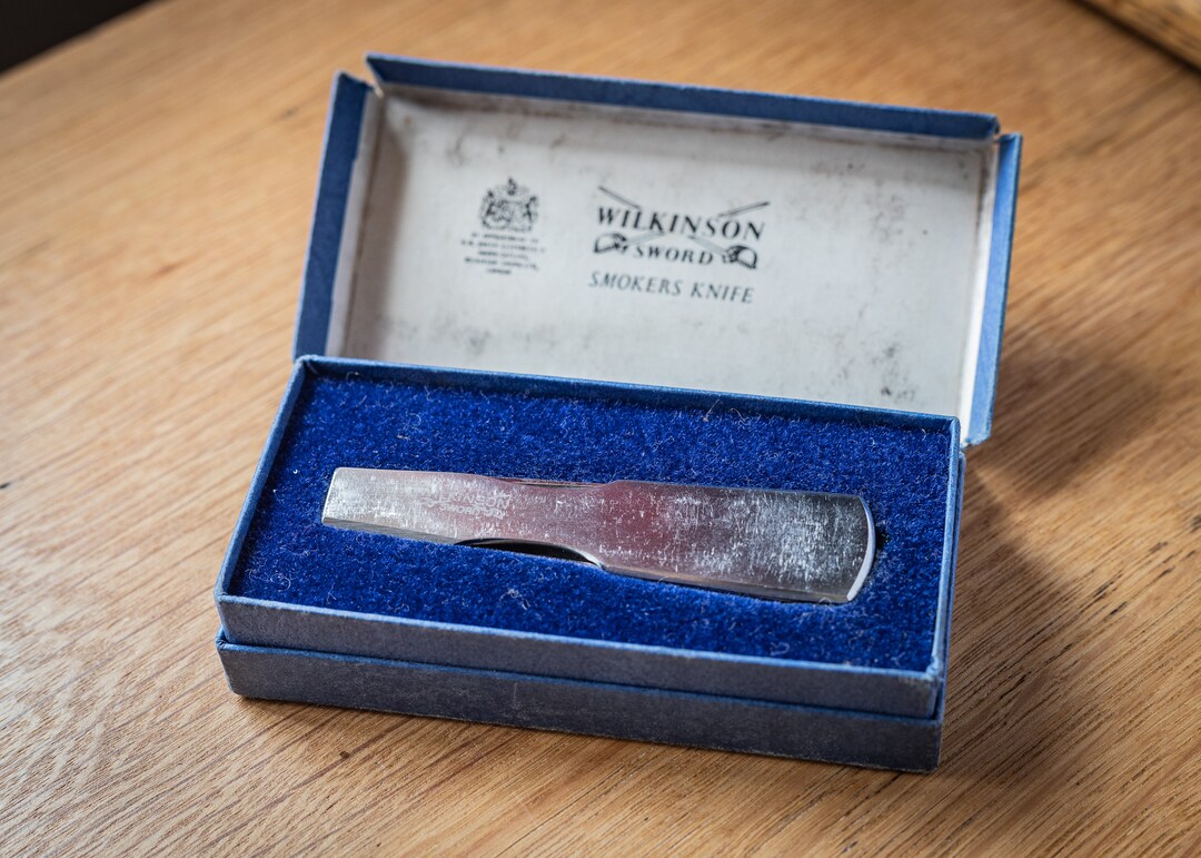 Vintage Wilkinson Sword Smokers Knife in the Original Box. Etsy