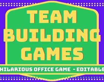 Team Building Games Etsy