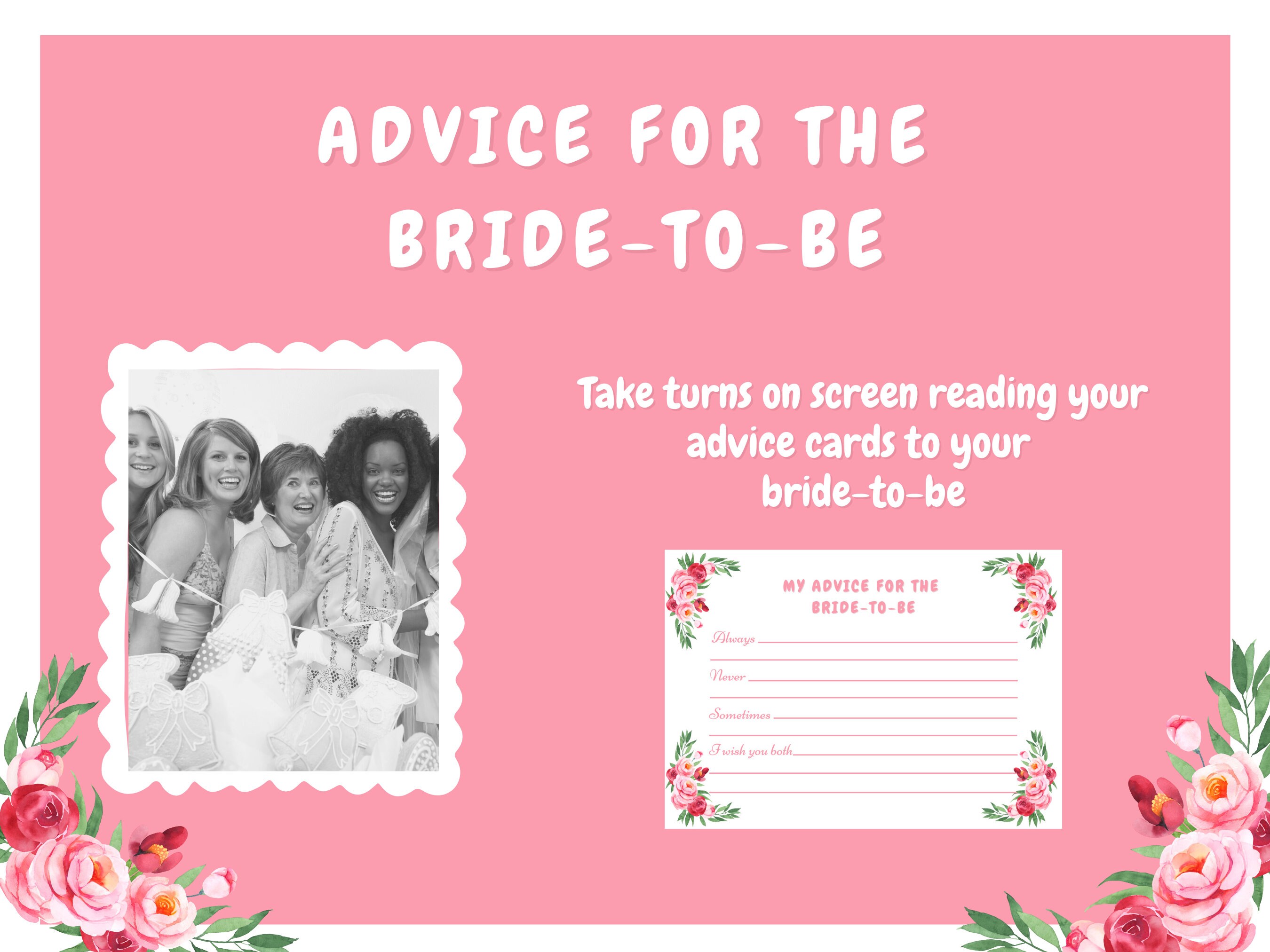 Virtual Bridal Shower Games Bundle Bachelorette Zoom Party Bridal Shower Zoom Games Instant