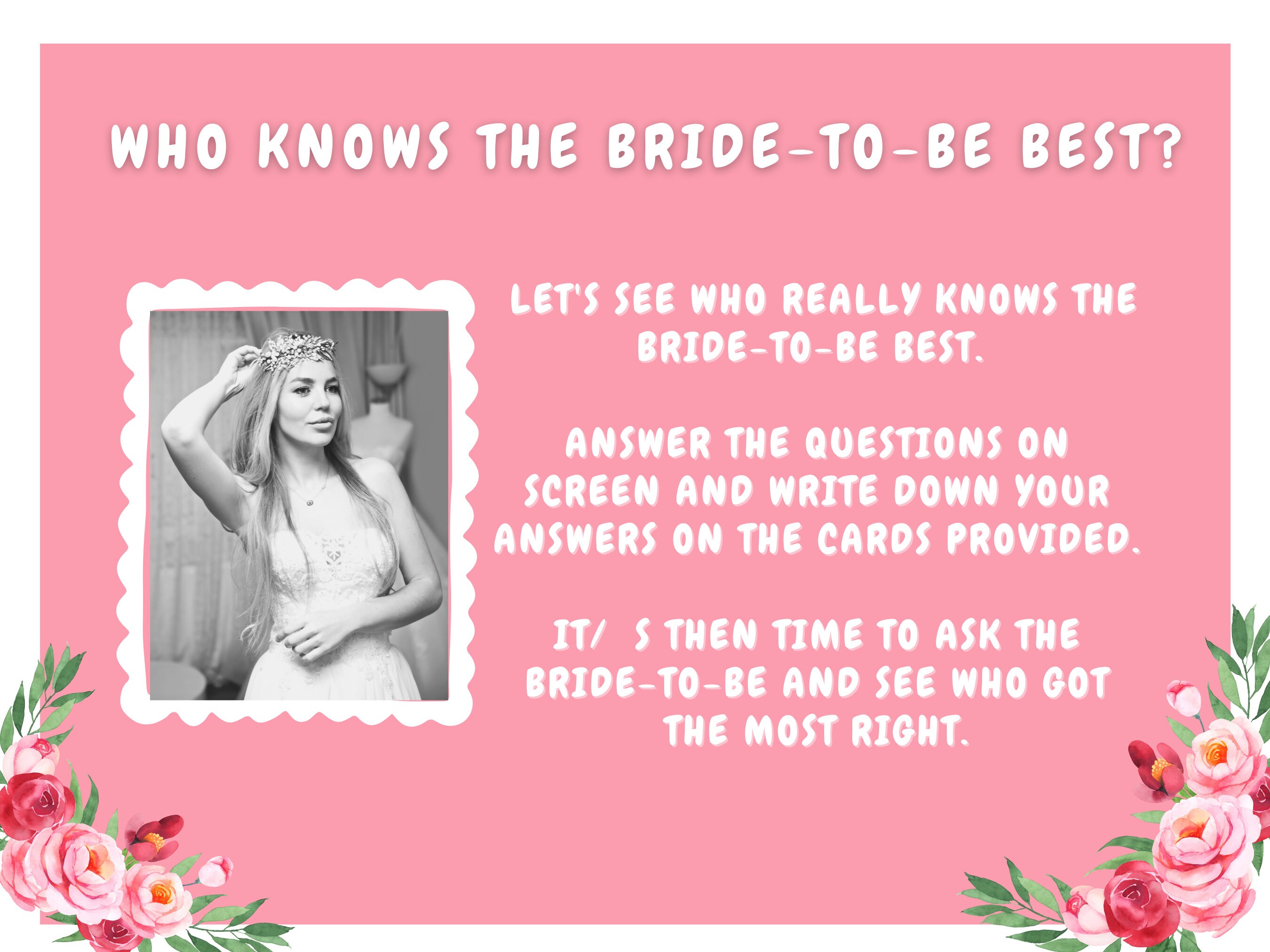 Virtual Bridal Shower Games Bundle Bachelorette Zoom Party Bridal Shower Zoom Games Instant