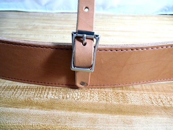 Amish Made Genuine USA Leather WESTERN STIRRUP STRAPS w// Buckles-BROWN 2 1//2/"