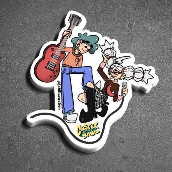Casper and the Band Sticker | Etsy