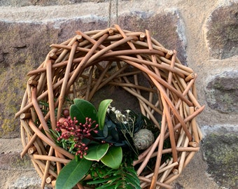 Willow hanging wall basket project - Digital instructions and video link.