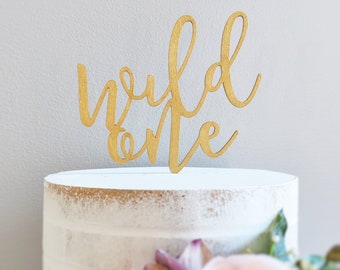 Wild One Cake Topper - Birthday Cake Topper - Wild One Birthday Party - Wild One Birthday Cake - Animal Birthday - First Birthday Cake Top