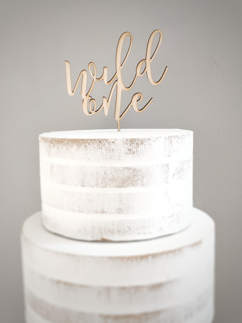 Wild One Cake Topper Birthday Cake Topper Wild One Etsy