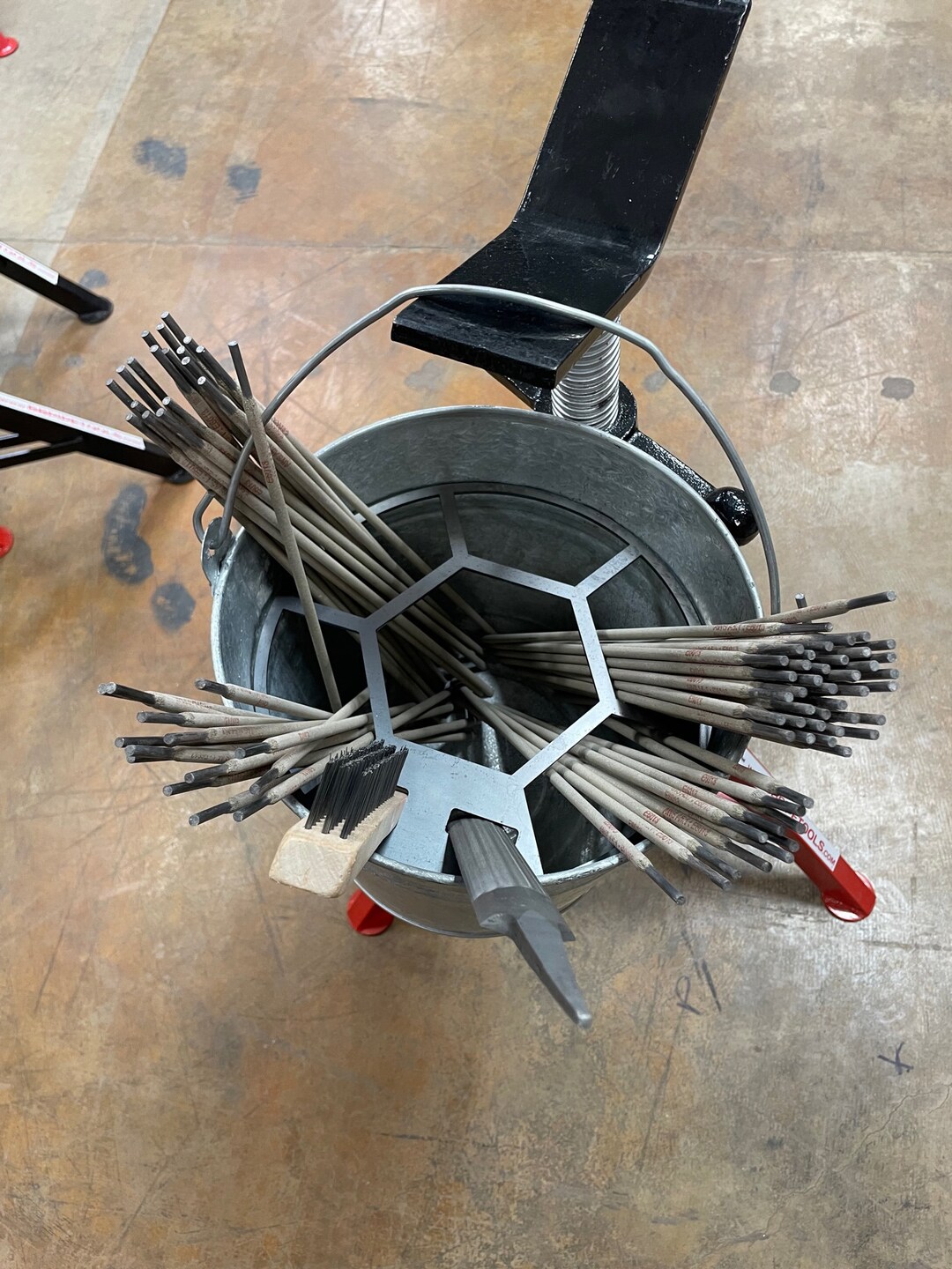Welding Rod Bucket Organizer Etsy
