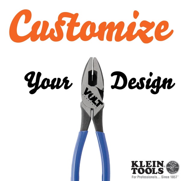 Customized Klein Linesmen Pliers and Ironworker Pliers