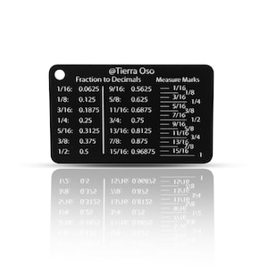 Decimal to measuring tape online