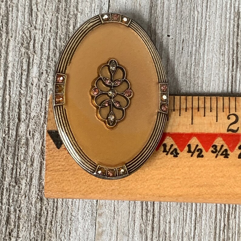 Pierre Bex French Art Deco Resin Revival Brooch