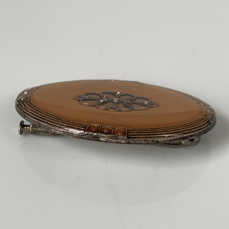 Pierre Bex French Art Deco Resin Revival Brooch