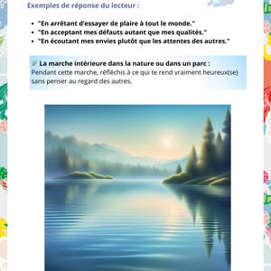 Pack Fable sur l'amour de soi  Inspirante + Fiches de Réflexion + Jeu de Cartes Affirmations Positives – Format à Imprimer et Plastifier