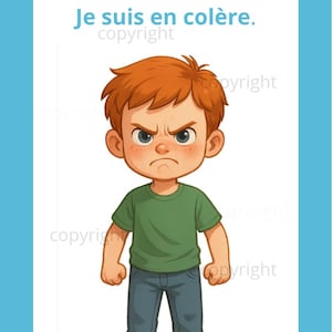 Cartes des émotions pour enfants –Développement émotionnel – Format numérique – Activités Montessori