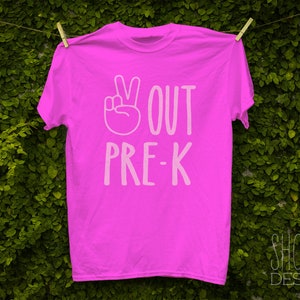 SVG FILE Peace out Pre K