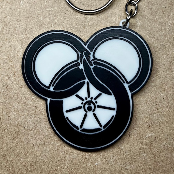 Wheel of Time icon keychain