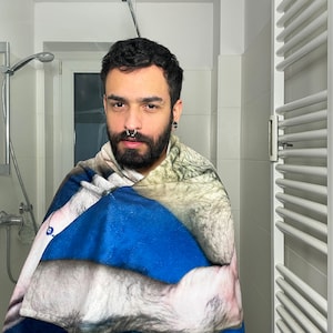 GRAB TOWEL - Hairy Butt, Ass, Male Nude, Queer, Men, Man, Sexy, Booty