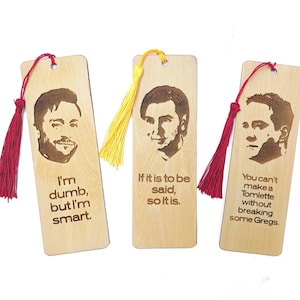 Marcador de madera de sucesión, regalo personalizado de Greg Roman Roy Tom Wambsgans, recuerdo de la familia Roy