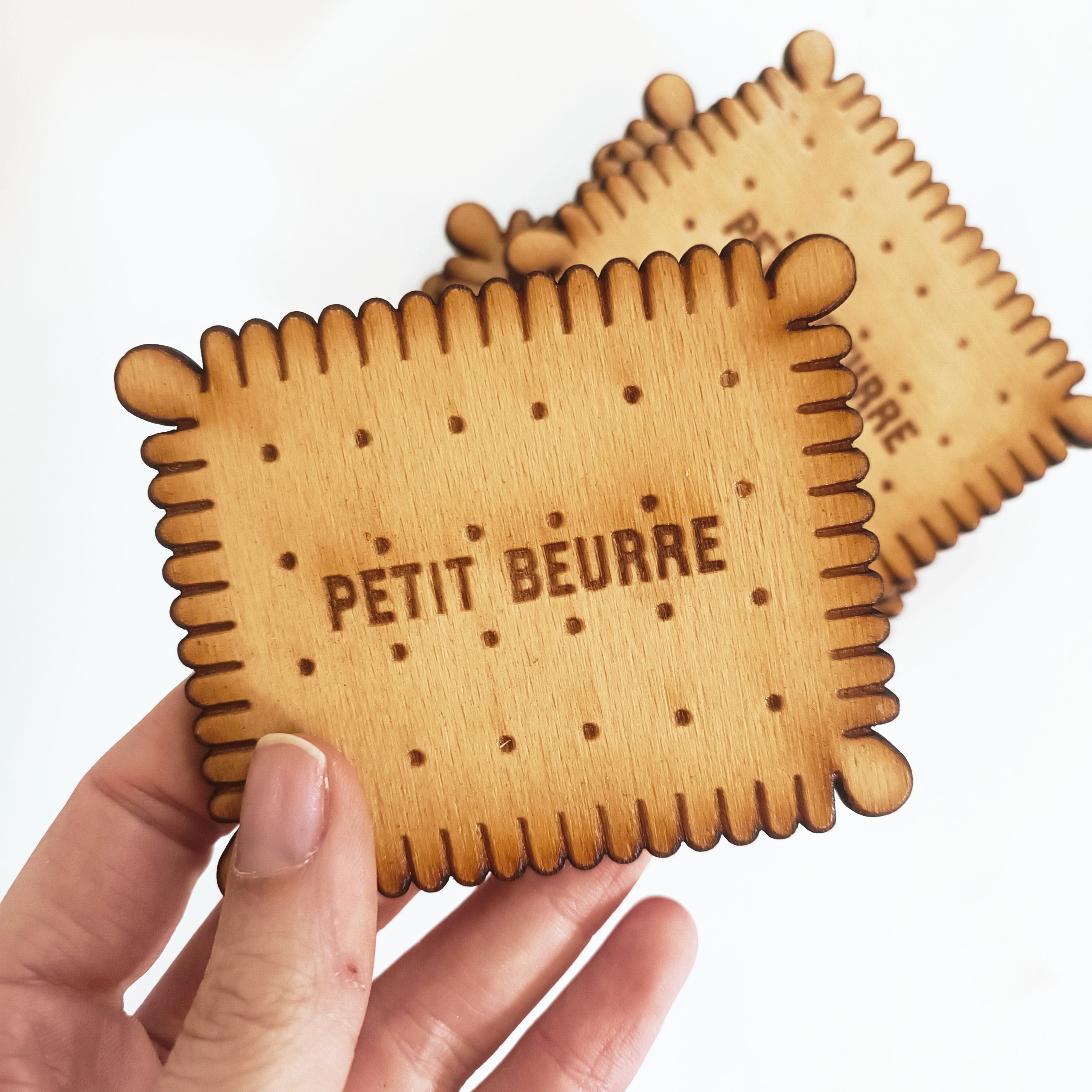 IBILI Petit Beurre Emporte-pièce avec éjecteur Orange 7 x 5,5 cm